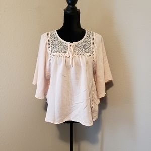 FINAL PRICE!! No Bo Pink Blouse Sz M Like New!